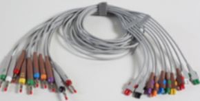 Set Leadwire ECG Base 10 Banana AHA, CAM 14MIXED LENGTH D/S by GE Healthcare  ID 2104724-001